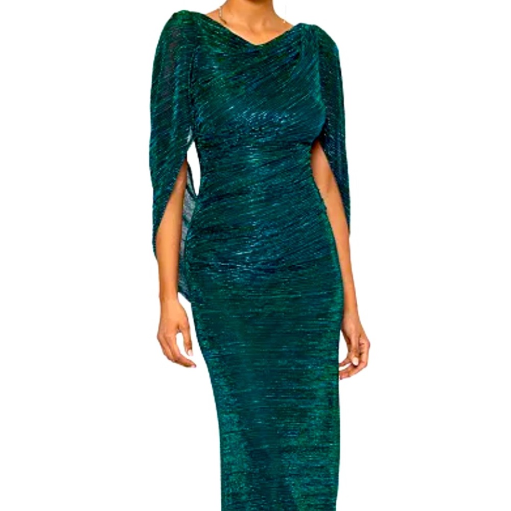 Betsy & Adam Gown Green size 6
